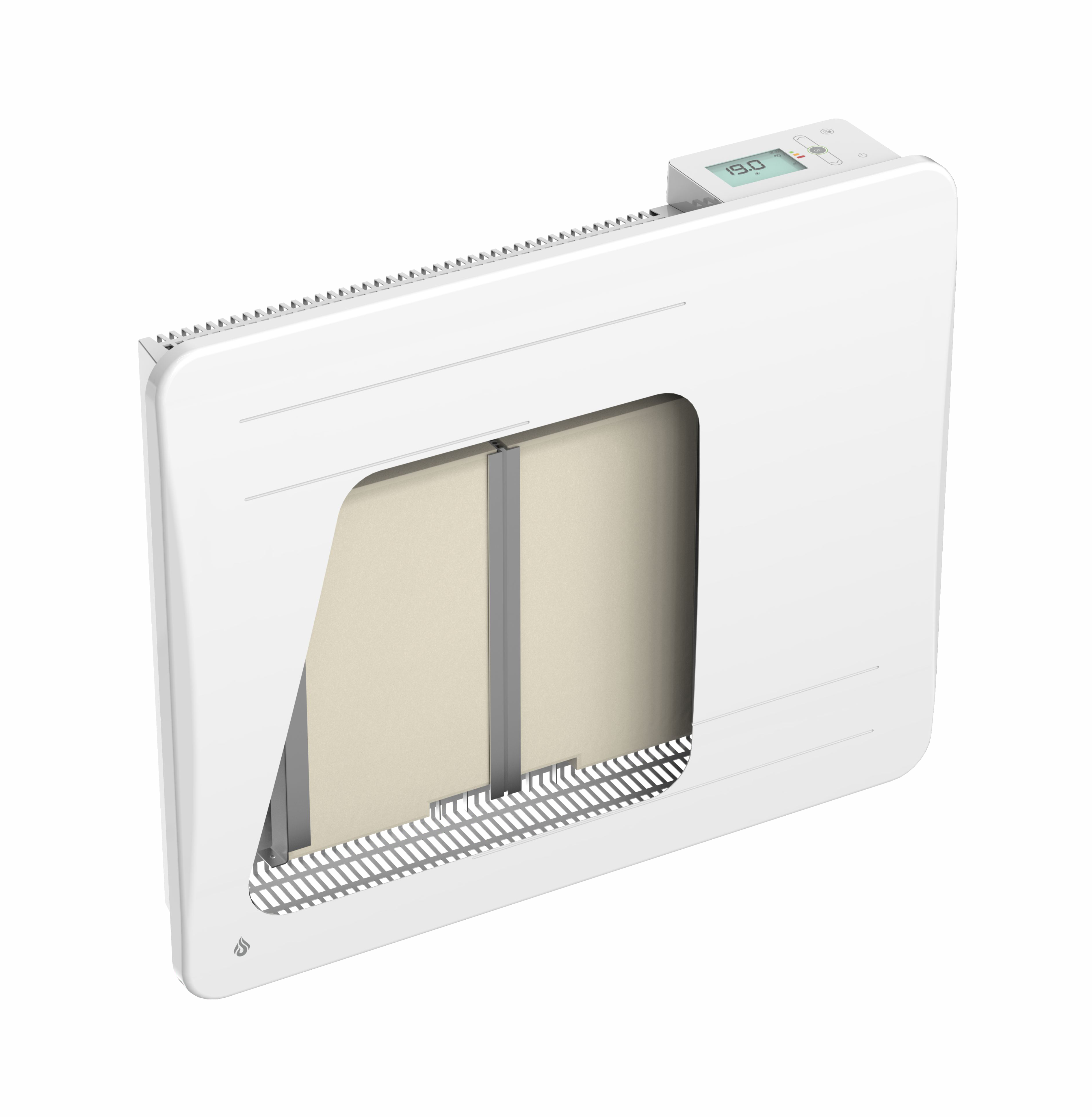 Radiateur à inertie sèche céramique