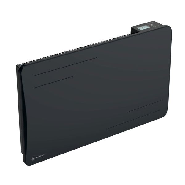 Radiador eléctrico conectado 1500W de inercia seca cerámica horizontal Negro Alice