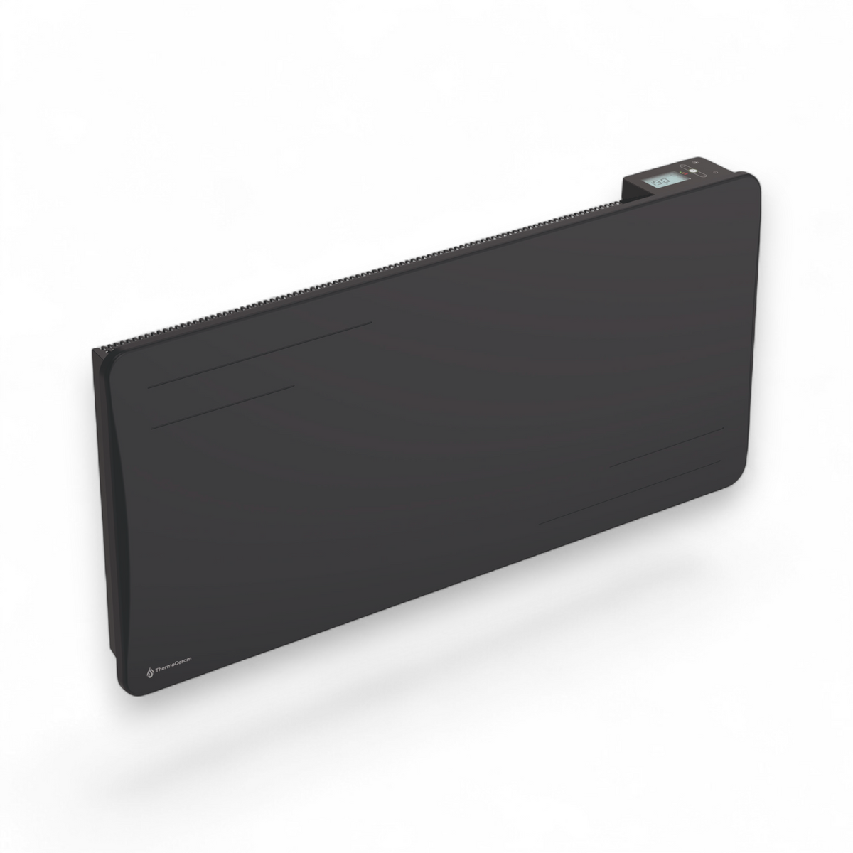 Radiador eléctrico conectado 2000W de inercia seca cerámica horizontal Negro Alice