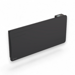 Radiador eléctrico conectado 2000W de inercia seca cerámica horizontal Negro Alice