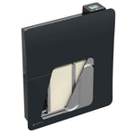 Radiador eléctrico conectado 1000W doble sistema de calefacción horizontal Negro Cira