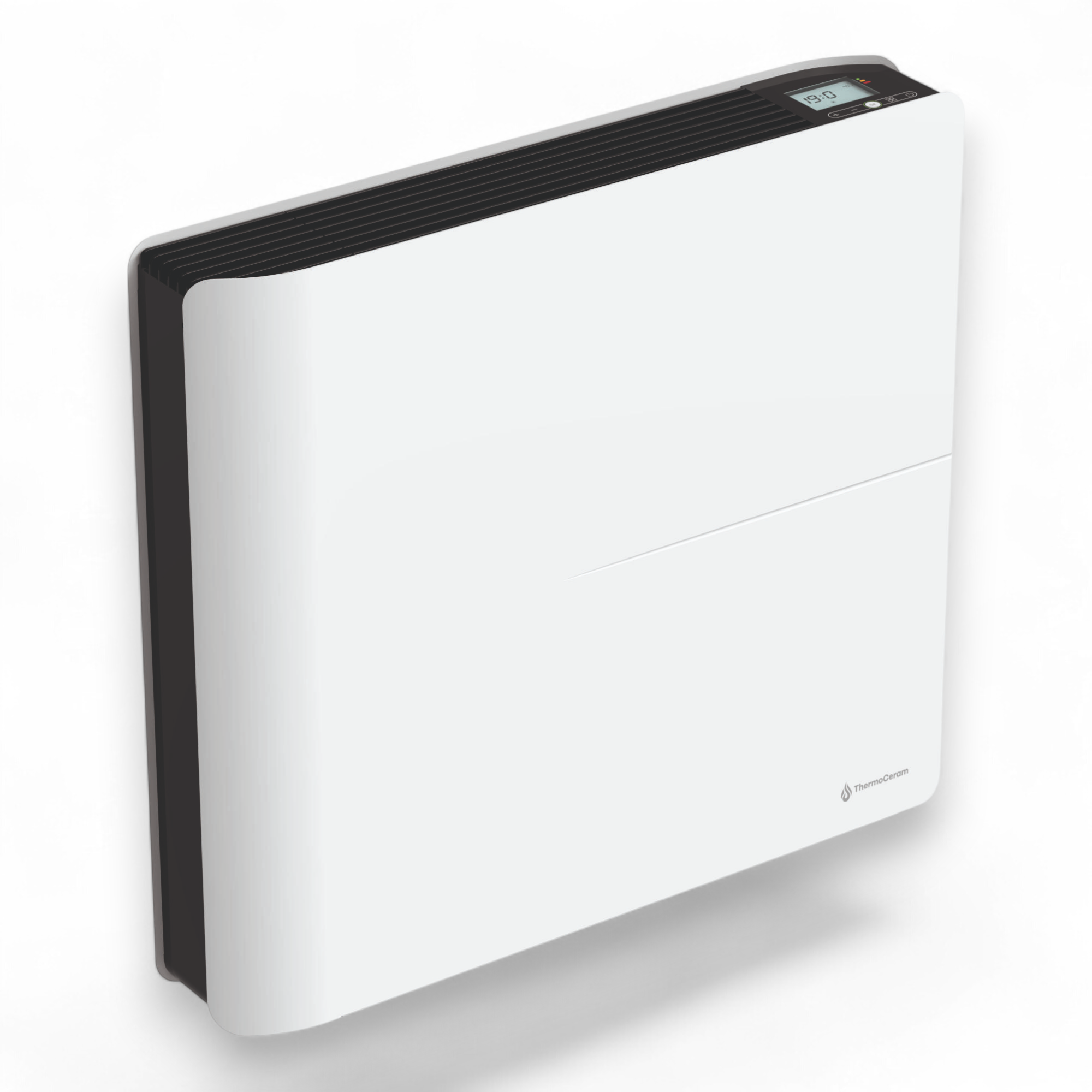 Radiador eléctrico conectado 1000W sistema de calefacción doble horizontal Blanco Molia